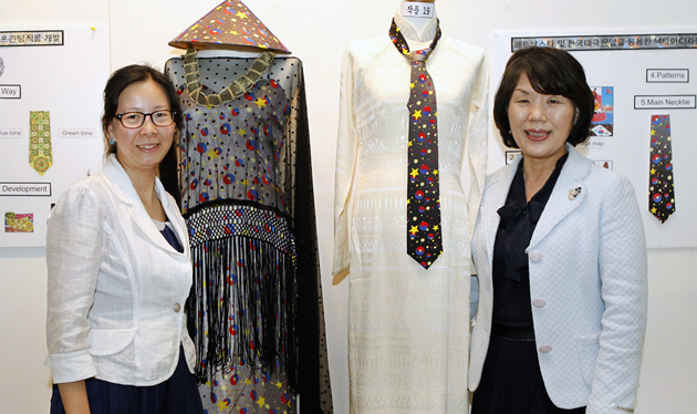 한‧베트남 전통문양, 넥타이 디자인으로 재탄생